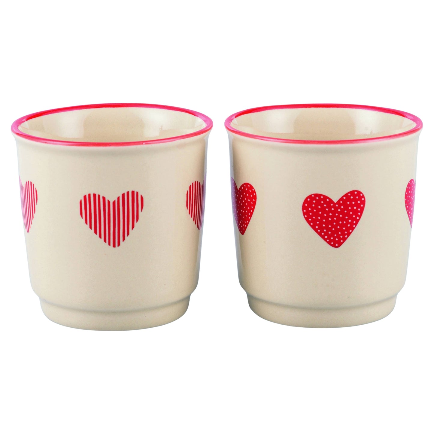 SET DE CORAZONES CAFETERA + 2 TAZAS