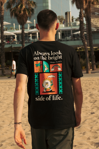 Camiseta Always look on the bright side of life - Black unisex