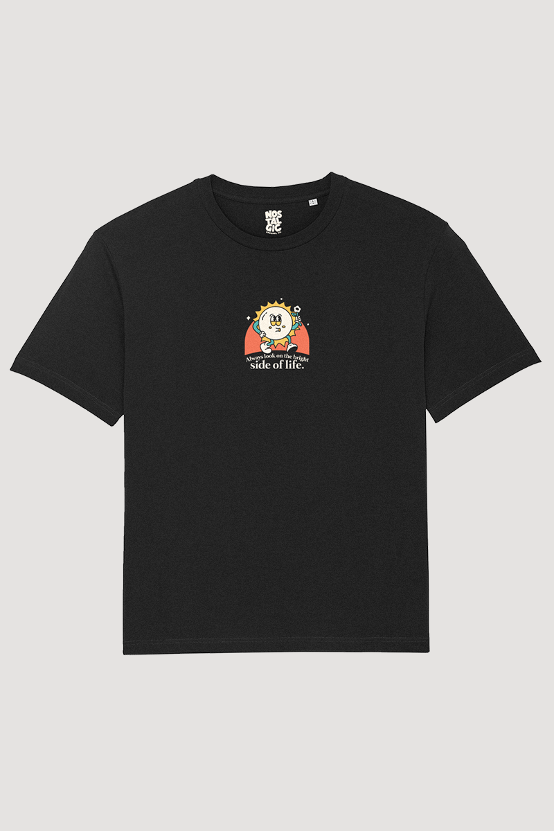 Camiseta Always look on the bright side of life - Black unisex