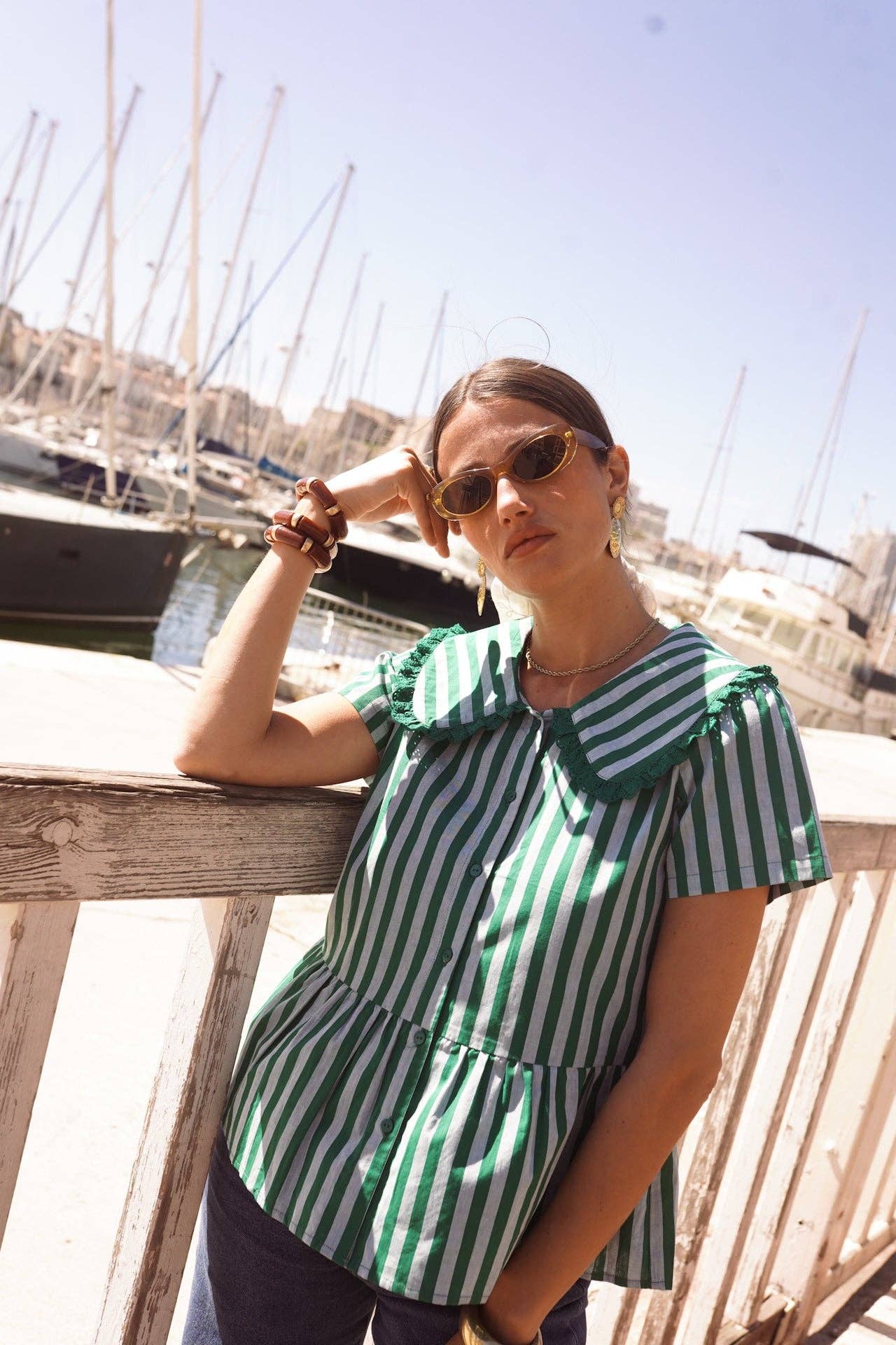 Camisa Nissia: Rojo