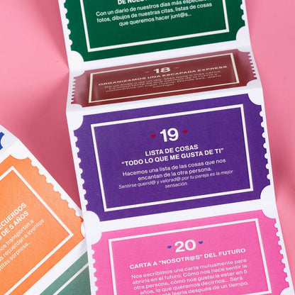 Vales "20 Planes originales para parejas"