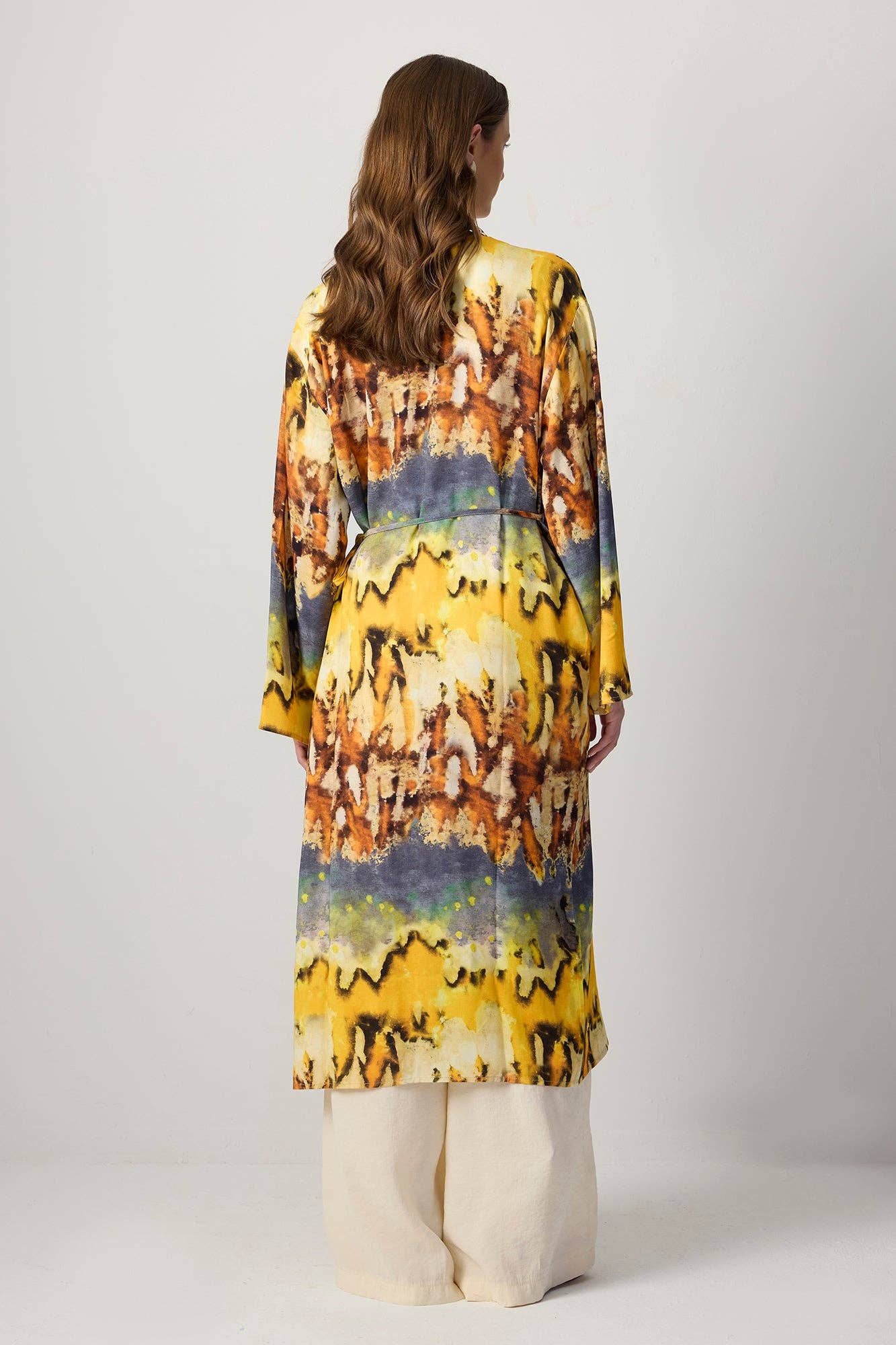 KIMONO ESTAMPADO DE DOBLE PECHO: Estampado