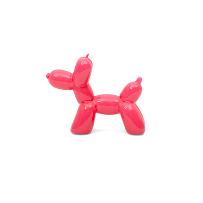 VELA DE PERRO GLOBO MAGENTA - PINTADA A MANO HF