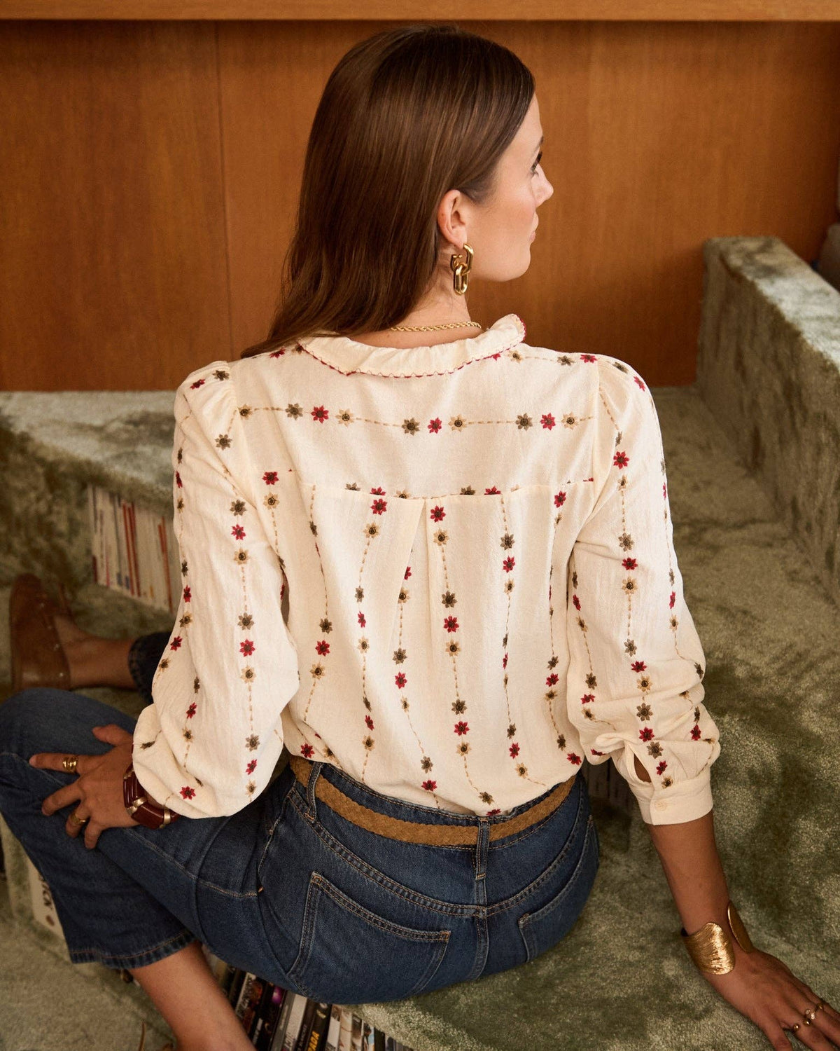 Camisa Rhett: Beige