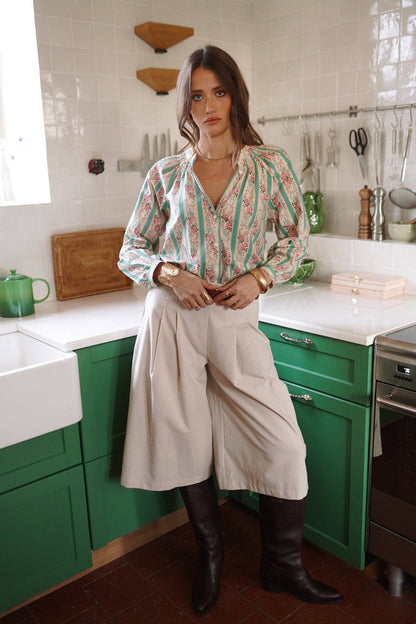 Camisa Kira: Verde